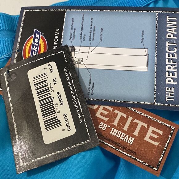 DICKIES WOMEN’S Medical Uniforms Scrub Pants Size 2XLP NWT - Picture 5 of 5